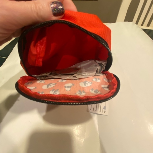 PAW NYC RED DOGGIE BACKPACK WITH PANDAS NEW WITH TAGS - Picture 8 of 10